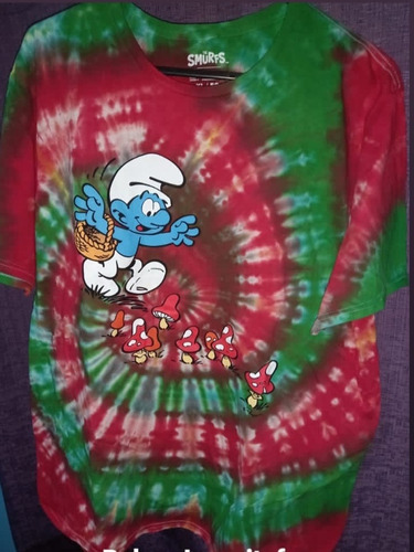 Polera Los Pitufos - The Smurfs - Xl