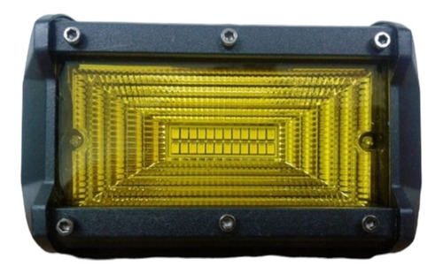 Barra Faro Led 72w 24 Led 5 Pulgadas Color Amarillo 