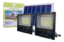 Comprar Reflector Solar Doble 200w Con Kit De Instalación Y Control 