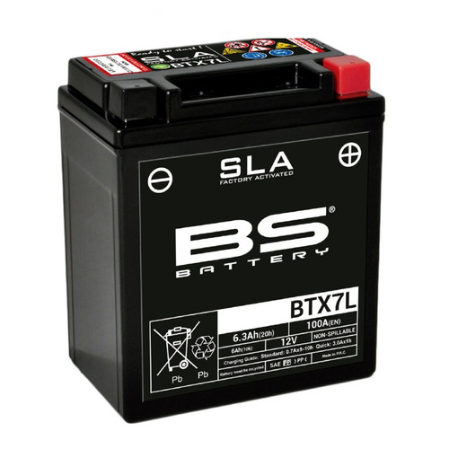 Bateria Moto Bs Battery Btx7l Agm Honda Twister 250 Cc