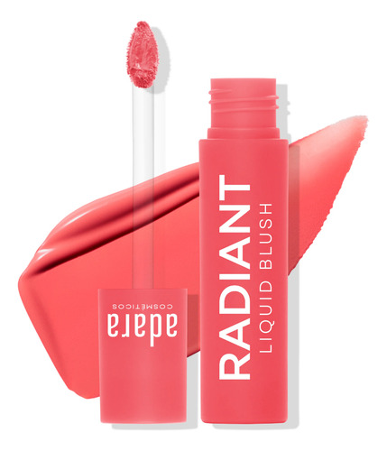 Rubor Liquido Adara Radiant Liquid Blush Tono Del Maquillaje 02 Zila
