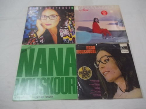 Lp Vinil - Nana Mouskouri - 4 Discos Com Mix