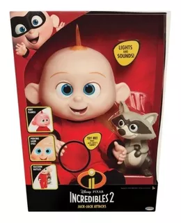 Jack Jack Increibles 2 Disney Con Luces Y Sonido Original