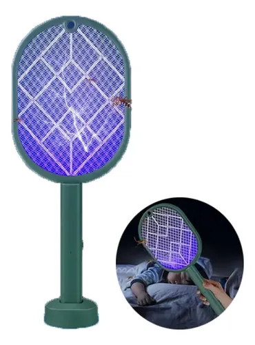 Raquete Elétrica Mata Mosquito Pernilongo Recarregável Forte ...