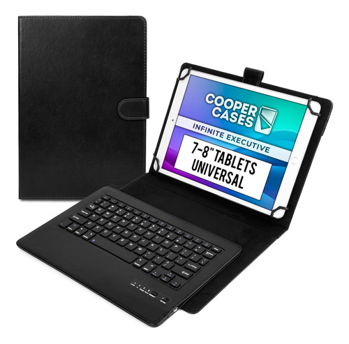 Funda Teclado Infinite Executive De Tabletas De 7-8 (negro)