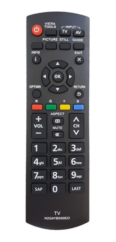 Control Remoto Tv Panasonic Lcd + Forro + Pilas