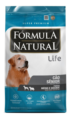 Ração Para Cães Sênior Médio E Grande 15kg Fórmula Natural