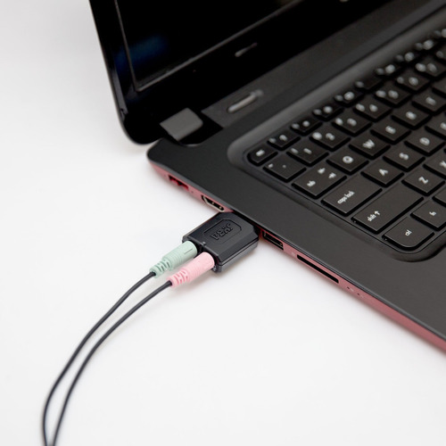 Syba Sd-cm-uaud Usb Stereo Audio Adapter, C-media Chipset, R