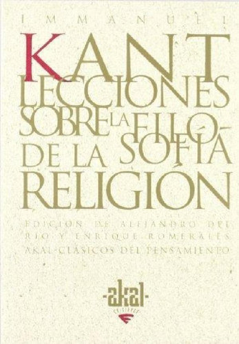 Libro - Lecciones Sobre La Filosofia De La Religion