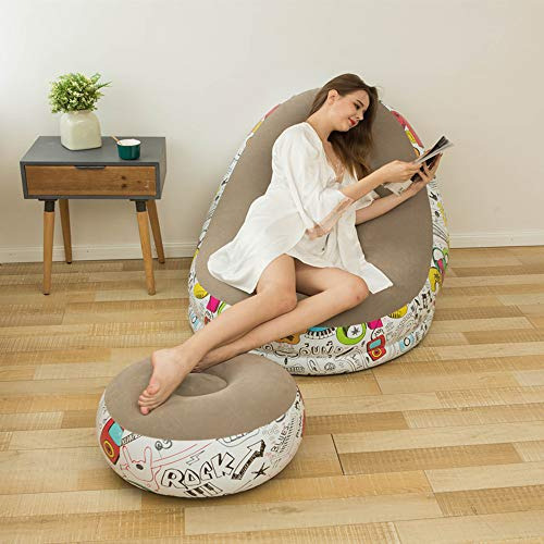 Tumbona Inflable Con Bomba De Aire Para El Hogar Sofá ...