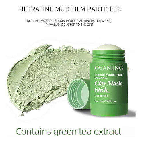 Women's Facial Mask Stick Green Tea Cleansing Mask Stick Fac