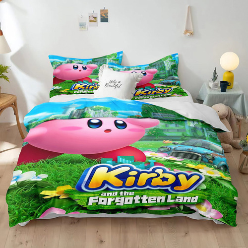 Juego De Cama De Dibujos Animados Kirby's Dream Land A