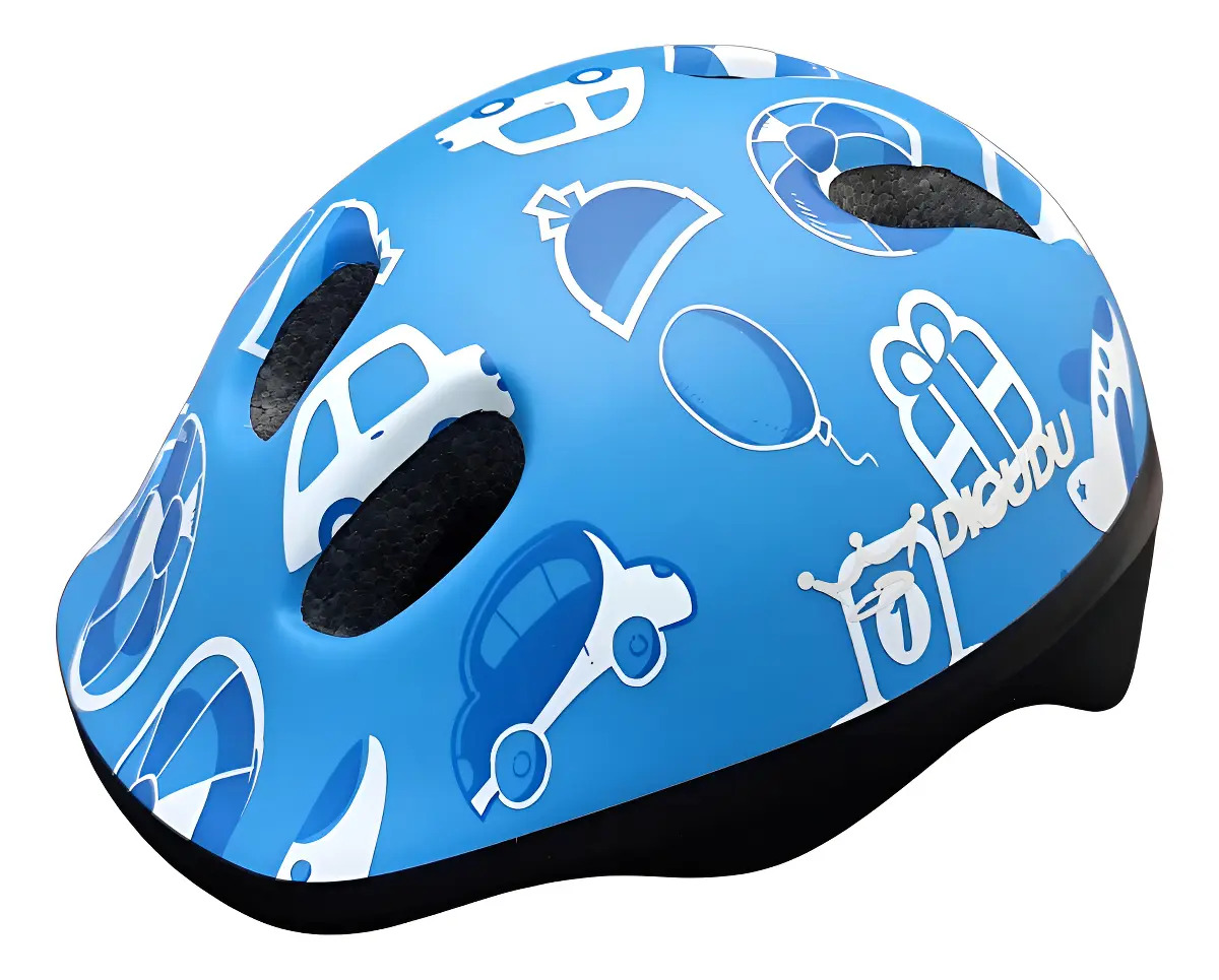 Capacete Infantil Digudu Baby Azul 49-53cm Ciclismo Patins Skate