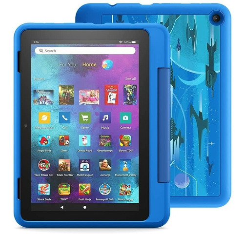 Imagen 2 de 2 de Tablet con funda Amazon Kids Edition Fire HD 8 Pro 2020 8" 32GB intergalactic y 2GB de memoria RAM