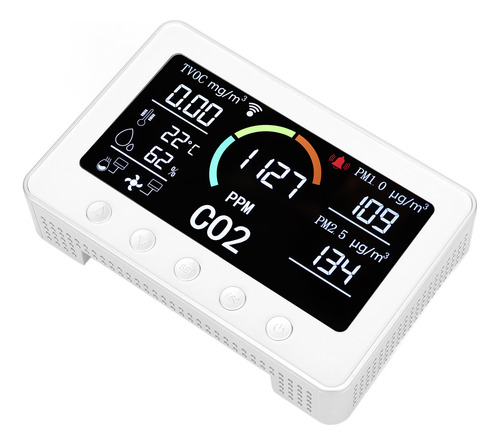 Detector De Co2 De Calidad Del Aire Tvoc Pm2.5 Medidor De Te