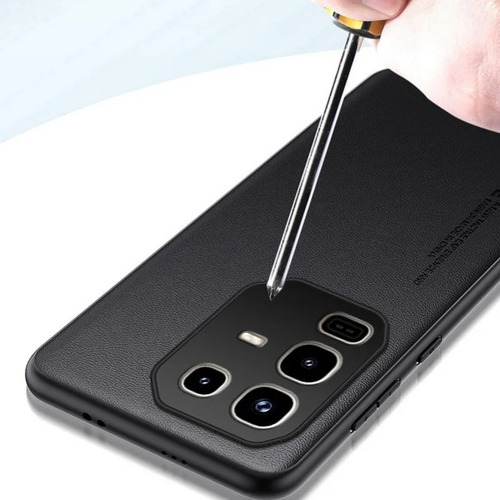 Funda Para Infinix Note 50 Pro Cáscara Piel Simple+mica