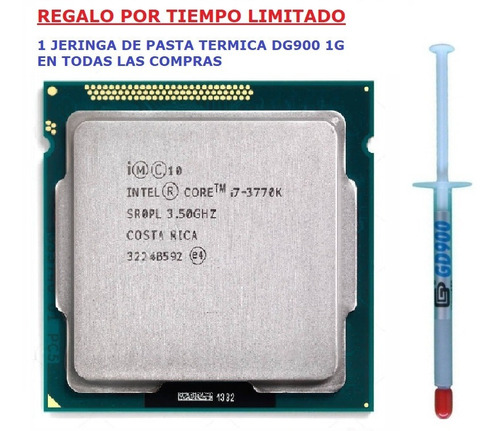 Procesador Intel I7 3770k 4 Nucleos Hasta 3.9ghz Cache 8mb 