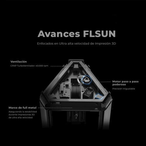 Impresora 3d Flsun T1 Máxima Velocidad 1000 Mm/s