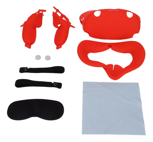 . Funda Protectora De Gafas De Realidad Virtual Roja Y