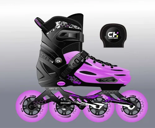 Patines Chicago Semiprofesionales Ajustables + Protecciones