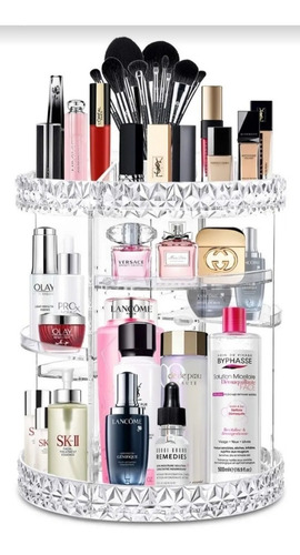 Imagem 2 de 8 de Organizador Luxo Giratório Maquiagem Perfume Acrílico 360º G