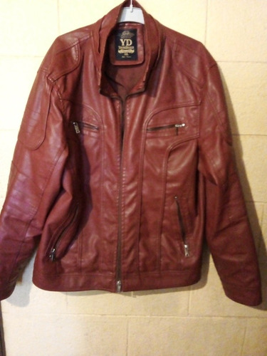 Chaqueta Motoquera Marca Young Design Talla Xl. Cuerina 