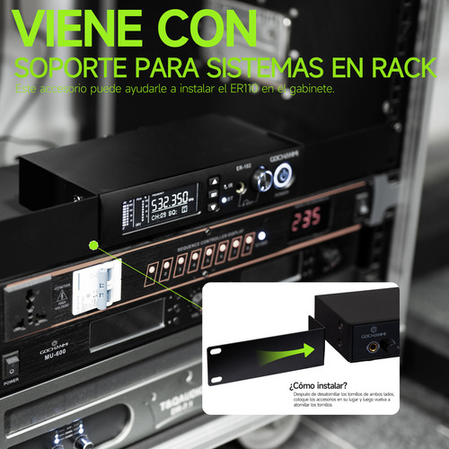Sistema Monitoreo Gc Er110 Estereo De1canal In-ear Bluetooth