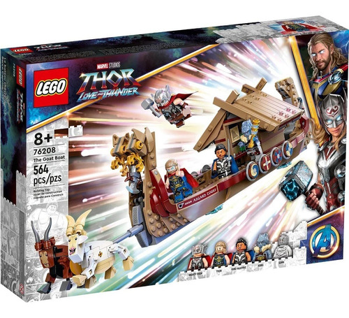 Lego Thor Love And Thunder El Barco De Cabras 564 Pzs Febo