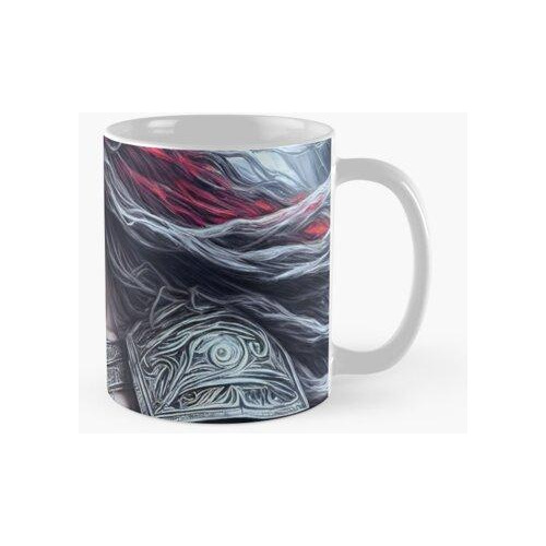 Taza Diosa Nórdica Freyja Freya Vikingo Desnudo Fantasía Par