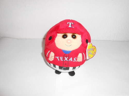 Peluche Rangers De Texas De Ty Beanie Ballz 14 Cms