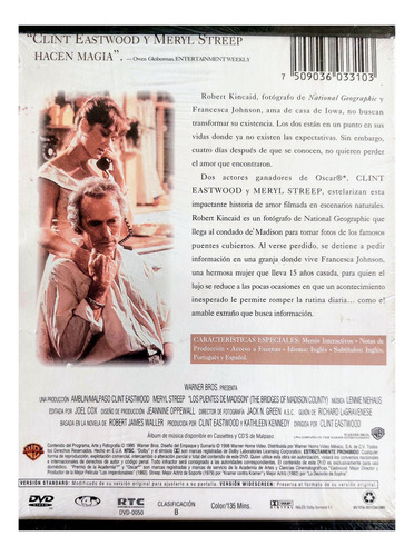 Los Puentes De Madison / Clint Eastwood Dvd