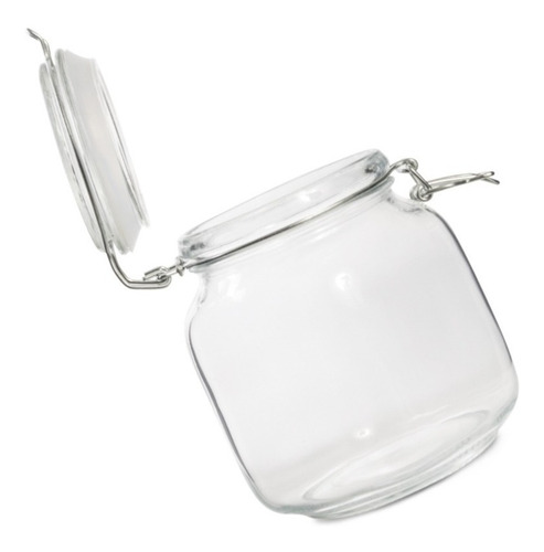 Frasco Hermético Vidrio 2x 1 Litro Frasco Almacenaje 1000ml