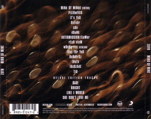 Imagen 2 de 2 de Zayn Mind Of Mine Deluxe Cd Nuevo Original One Direction
