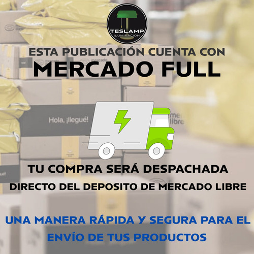 Lampara Colgante Galponera Industrial En Chapa Galvanizada