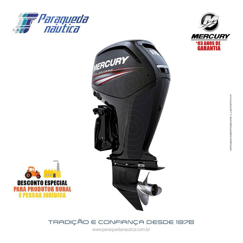 Motor De Popa Mercury 4 Tempos 115hp Elpt Efi Ct