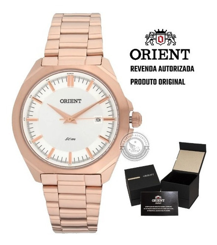 Relógio Feminino Orient Aço Rose Original - Frss1047 S1rx