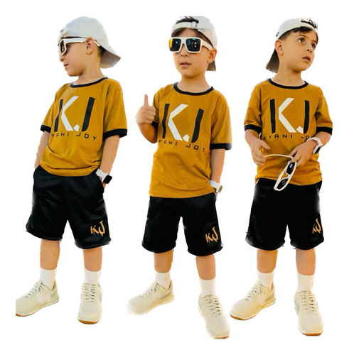 Roupas Nova Marca Kvani Joy Masculino Infantil Short E Blusa