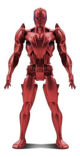 Super Vilão Mist-man Articulado Vermelho Roma Brinquedos