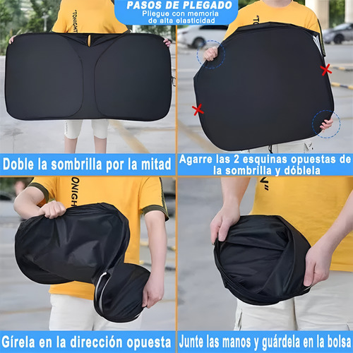 Parasol Parabrisas Plegable Prevenir Solar Auto Suv Premium