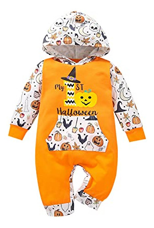 Nanyknighty Bebé Bebé Niño Niña Halloween Ropa Mi 1er 7ks8d