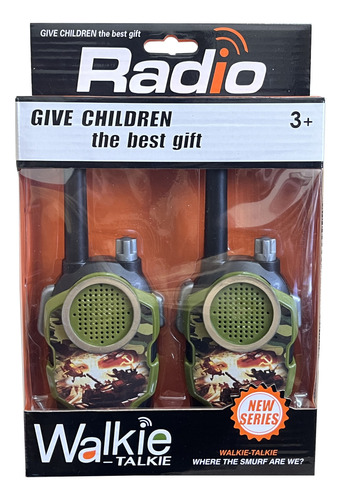 Walkie Talkies Camuflado Niños En Accion Cod 54560