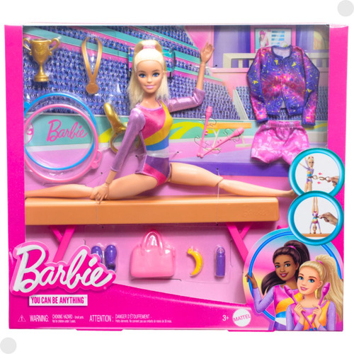 Mattel Barbie Hrg52 muñeca gimnasta profesional