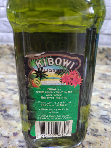 Bols Kibowi Kiwi Liqueur De 700ml