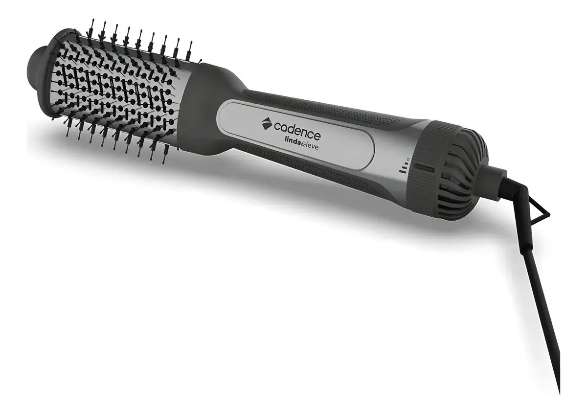Escova Secadora Cadence Linda & Leve 4 em 1 Preto ESC720