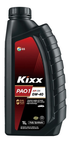  Aceite 100% Pao Sintético, Kixx Pao 1 0w-40, 1l 