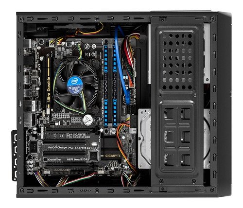 Imagen 8 de 10 de Gabinete Pc Gamer Mini Sentey Slim 550w Usb 3.0 Fan 8cm Pie
