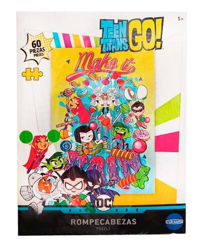 Vulcanita Puzzle Teen Titans Go! Make It Rain 60 Pzs