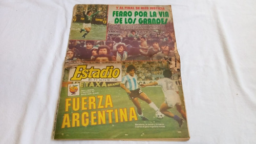 Revista Estadio 64 Ferro Campeon 1982 Argentina Mundial