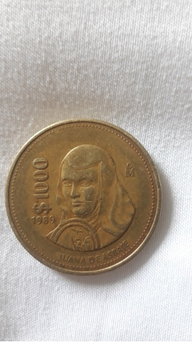 Imagen 1 de 2 de Moneda De 1000 Pesos Mexicanos De Juana De Asbaje, Para Cole
