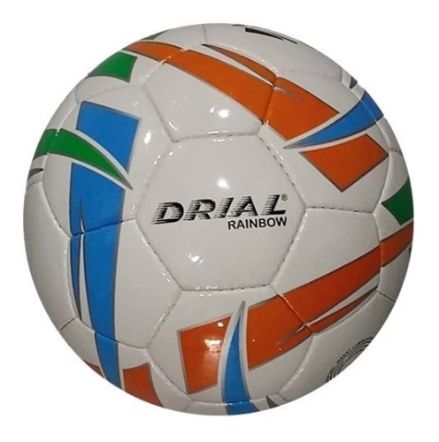 Imagen 4 de 8 de Pelota Futbol Drial Profesional Rainbow Oficial Plastificada